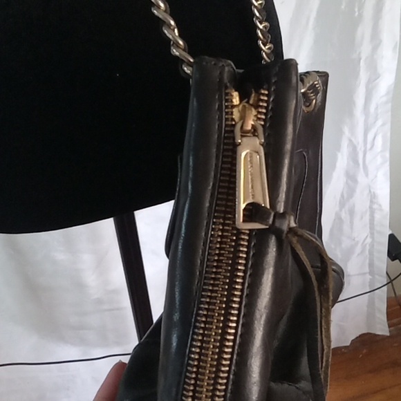 Rebecca minkoff black shoulder bag with chain strap - Picture 4 of 10